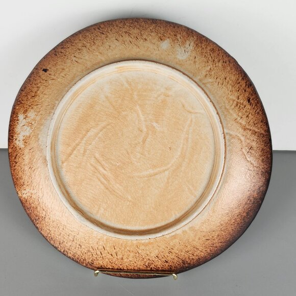 Round Crackle Glaze Japanese Dinner / Serving Plate - Picture 3 of 3